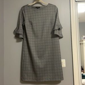 Banana Republic houndstooth 3/4 sleeve dress size 4